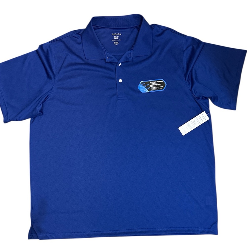 Men’s Blue Polo Shirt 2XL NWT